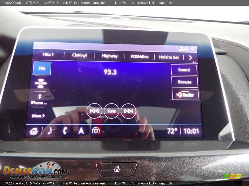 2022 Cadillac CT5 V-Series AWD Summit White / Sedona Sauvage Photo #2