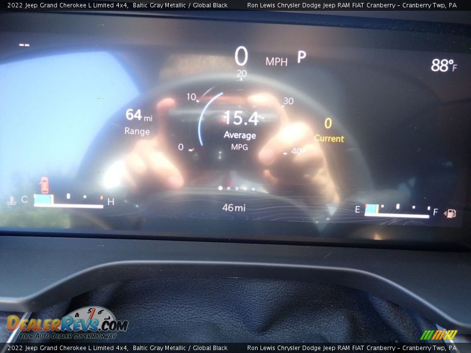 2022 Jeep Grand Cherokee L Limited 4x4 Baltic Gray Metallic / Global Black Photo #16