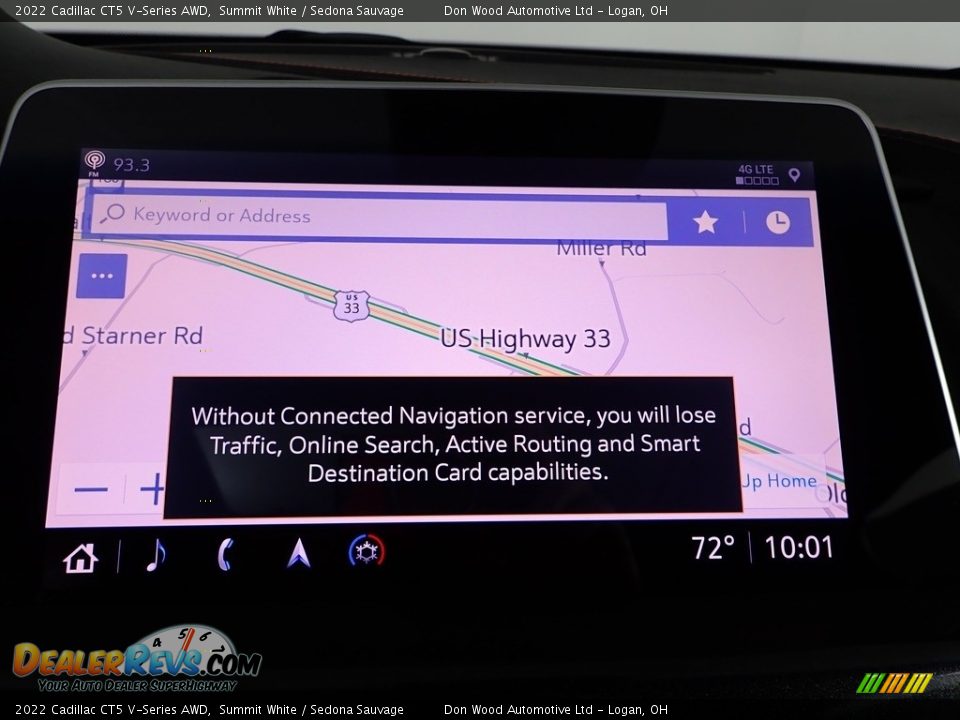 Navigation of 2022 Cadillac CT5 V-Series AWD Photo #3