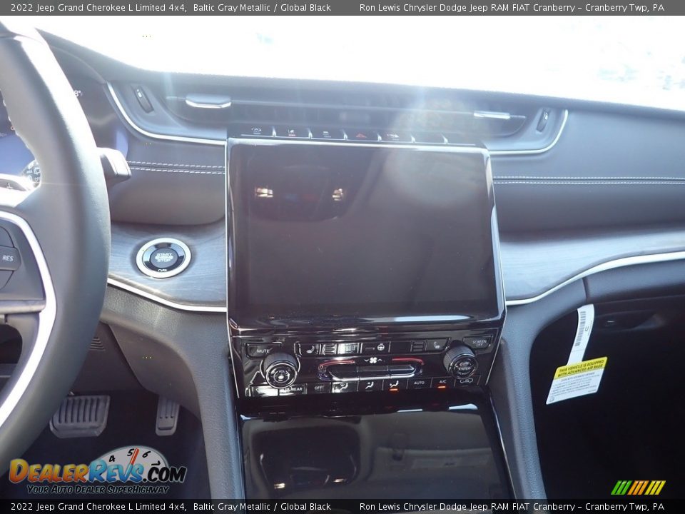 2022 Jeep Grand Cherokee L Limited 4x4 Baltic Gray Metallic / Global Black Photo #17