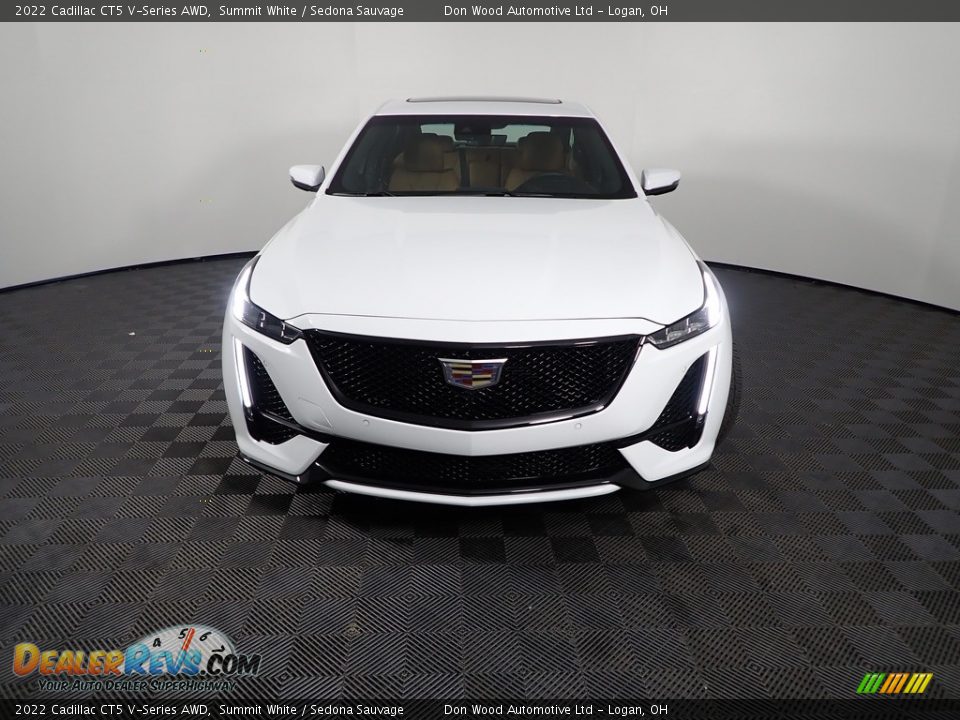 2022 Cadillac CT5 V-Series AWD Summit White / Sedona Sauvage Photo #8