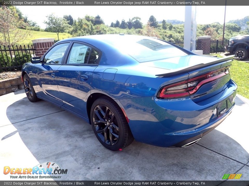 2022 Dodge Charger SXT Blacktop Frostbite / Black Photo #3