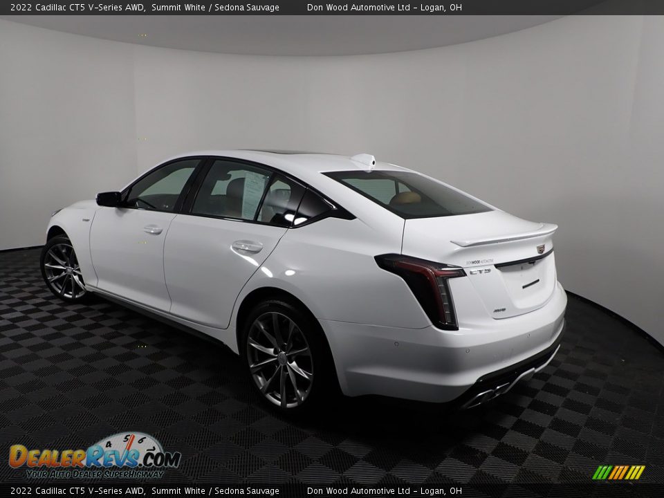 Summit White 2022 Cadillac CT5 V-Series AWD Photo #10