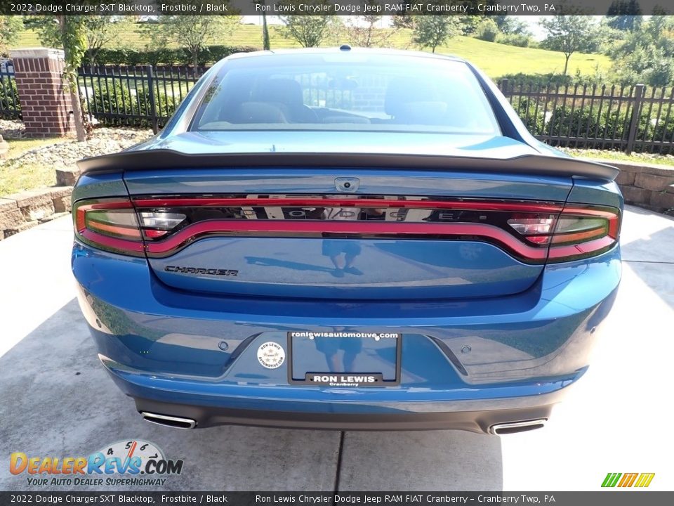 2022 Dodge Charger SXT Blacktop Frostbite / Black Photo #4