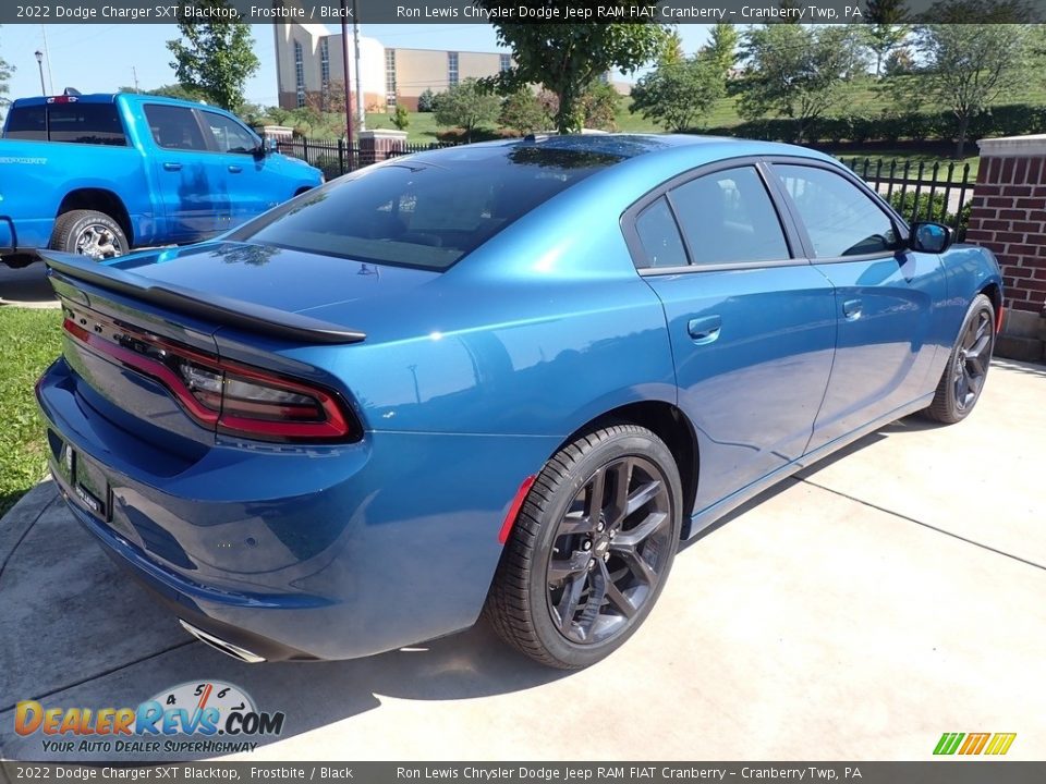 2022 Dodge Charger SXT Blacktop Frostbite / Black Photo #5