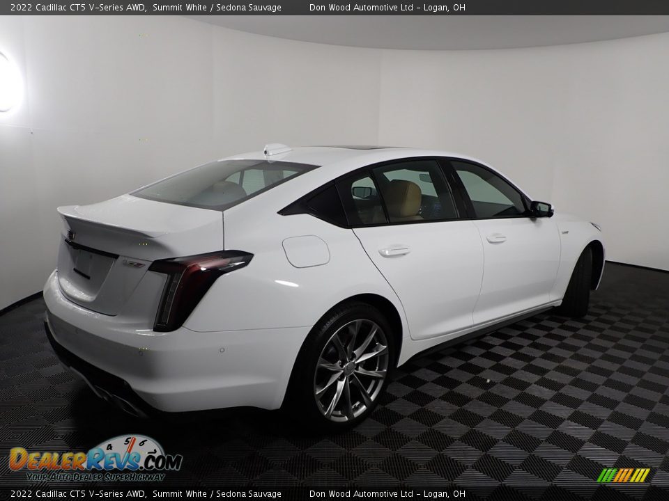 2022 Cadillac CT5 V-Series AWD Summit White / Sedona Sauvage Photo #14
