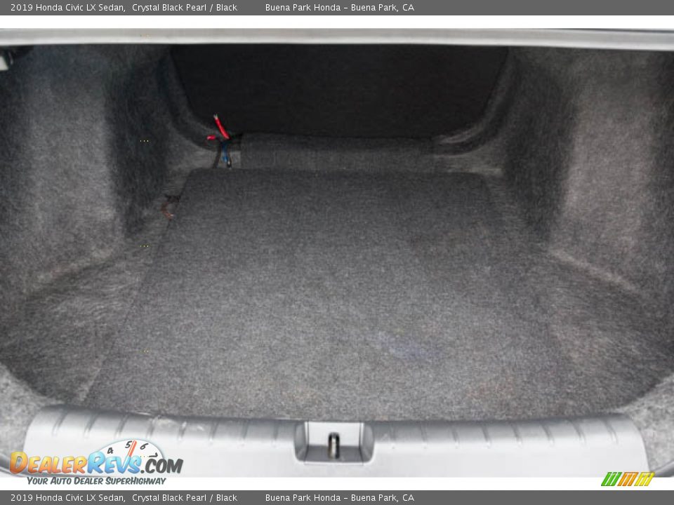 2019 Honda Civic LX Sedan Crystal Black Pearl / Black Photo #20