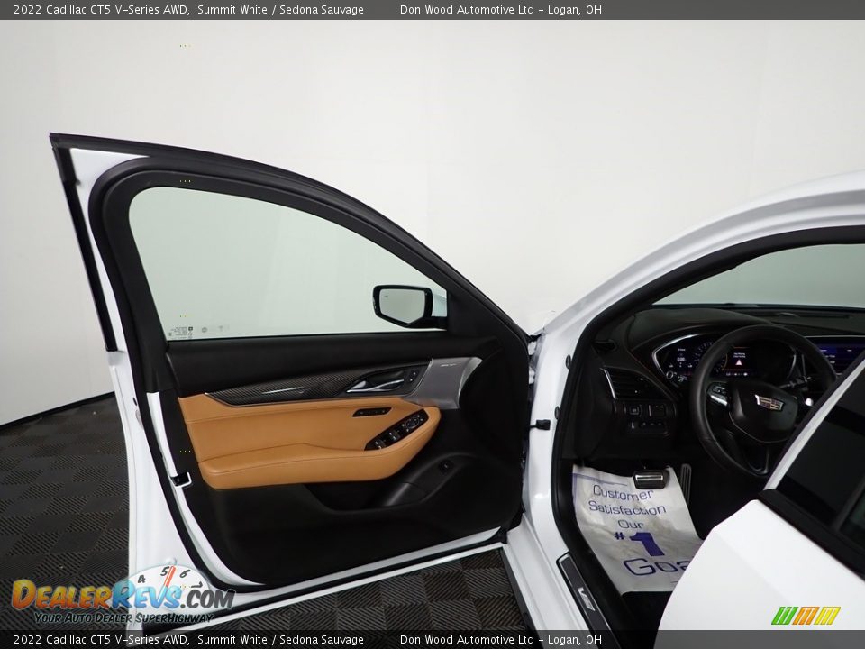 2022 Cadillac CT5 V-Series AWD Summit White / Sedona Sauvage Photo #15