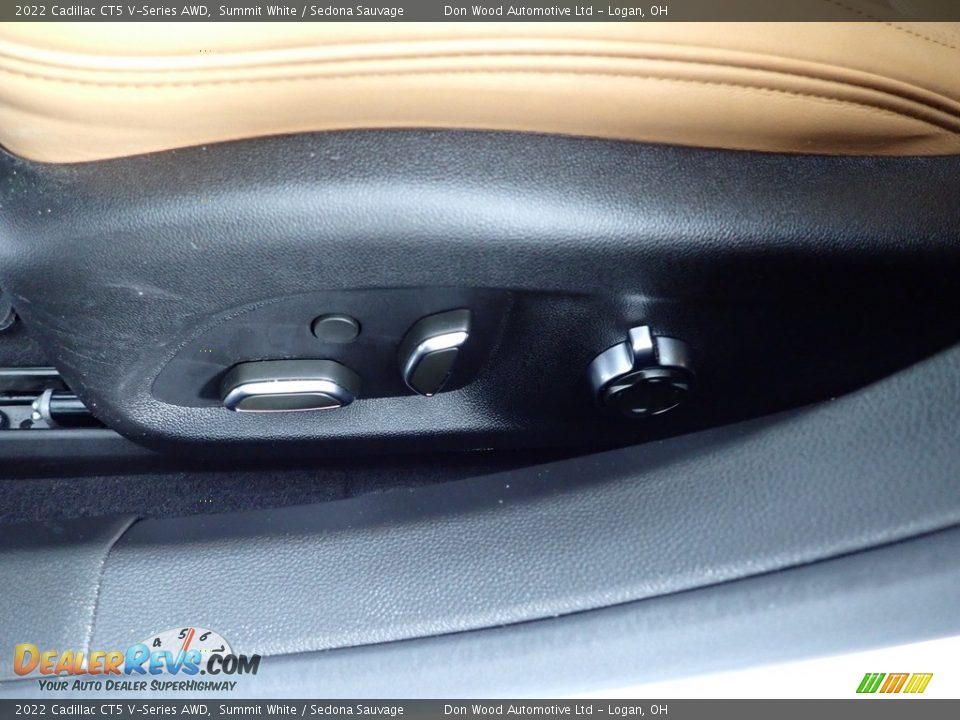 2022 Cadillac CT5 V-Series AWD Summit White / Sedona Sauvage Photo #17
