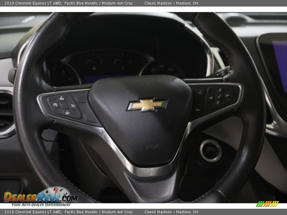 2019 Chevrolet Equinox LT AWD Pacific Blue Metallic / Medium Ash Gray Photo #7