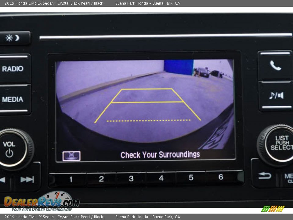 2019 Honda Civic LX Sedan Crystal Black Pearl / Black Photo #27