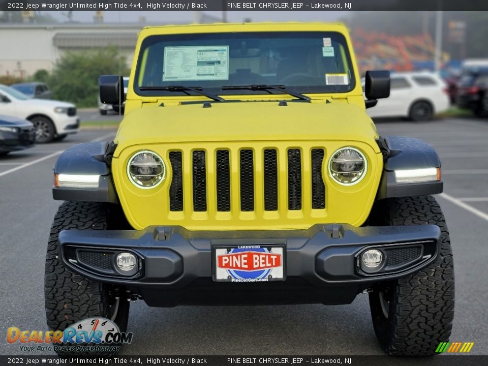 2022 Jeep Wrangler Unlimited High Tide 4x4 High Velocity / Black Photo #2