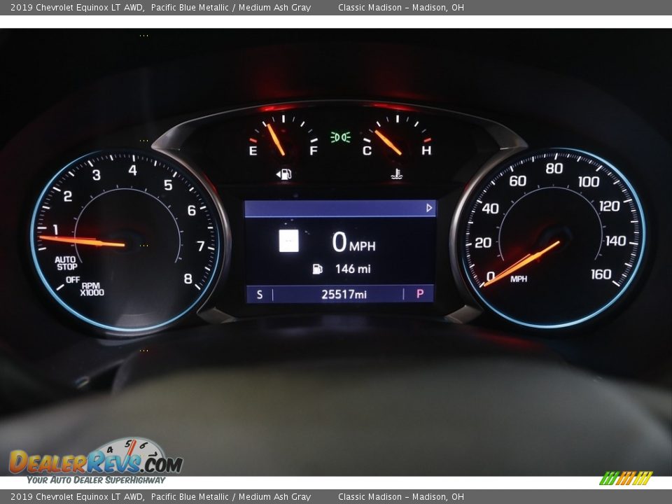 2019 Chevrolet Equinox LT AWD Pacific Blue Metallic / Medium Ash Gray Photo #8