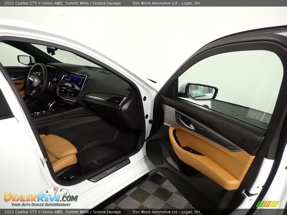 2022 Cadillac CT5 V-Series AWD Summit White / Sedona Sauvage Photo #30