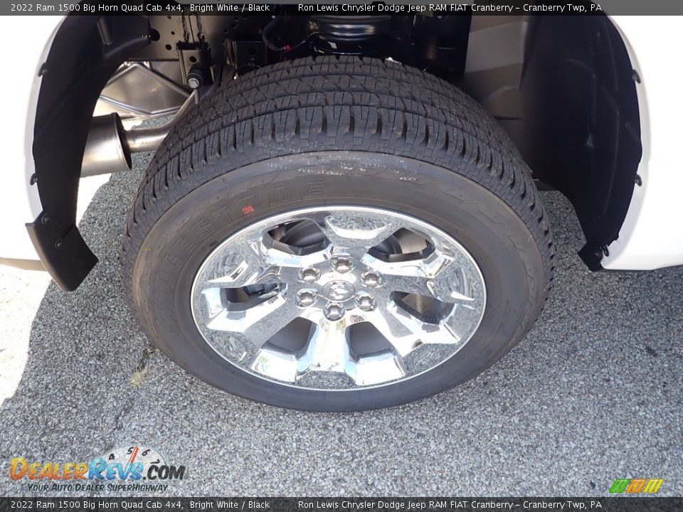 2022 Ram 1500 Big Horn Quad Cab 4x4 Bright White / Black Photo #6
