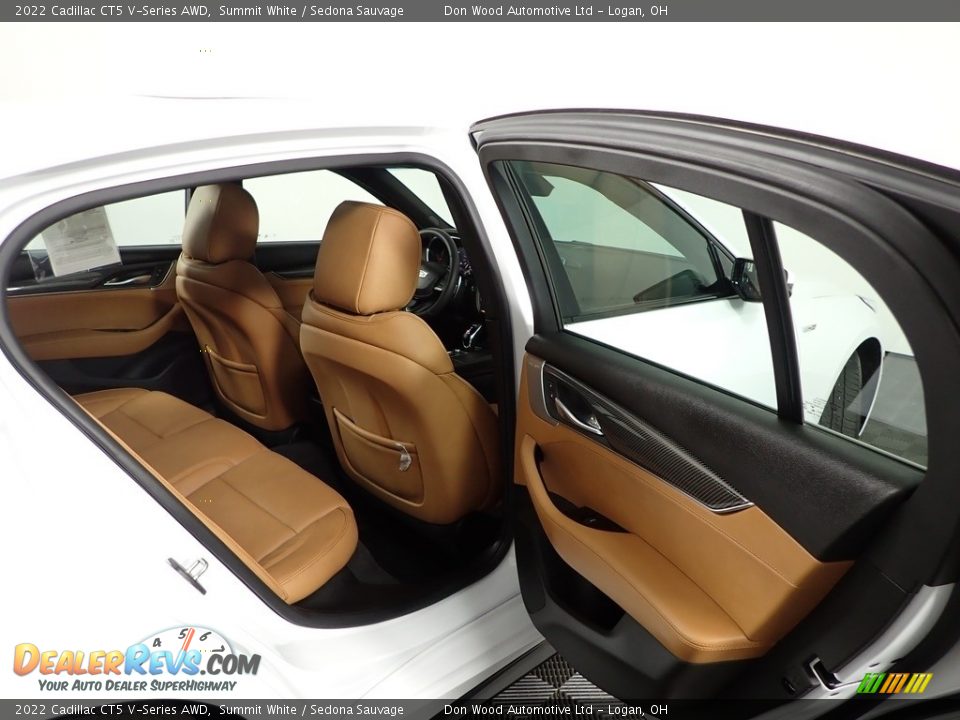 2022 Cadillac CT5 V-Series AWD Summit White / Sedona Sauvage Photo #33