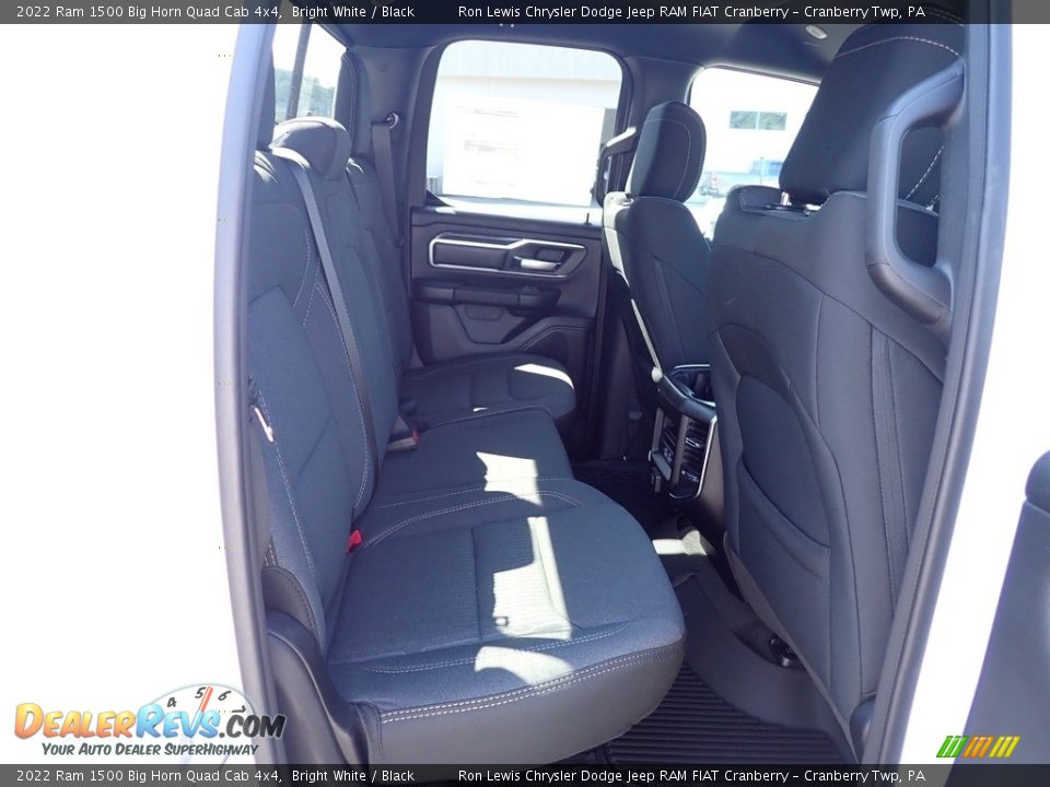 2022 Ram 1500 Big Horn Quad Cab 4x4 Bright White / Black Photo #7