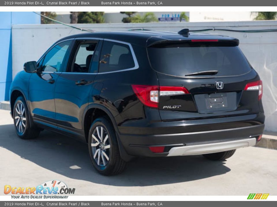 2019 Honda Pilot EX-L Crystal Black Pearl / Black Photo #2