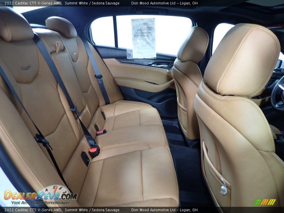 2022 Cadillac CT5 V-Series AWD Summit White / Sedona Sauvage Photo #34