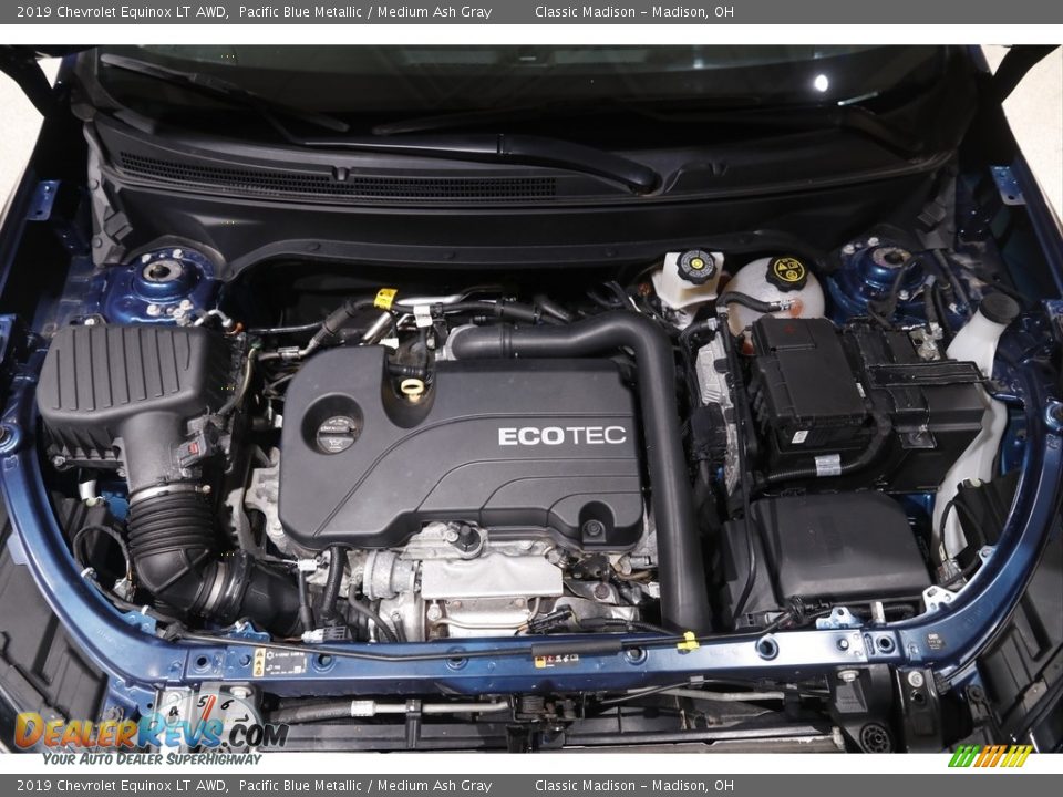 2019 Chevrolet Equinox LT AWD Pacific Blue Metallic / Medium Ash Gray Photo #21