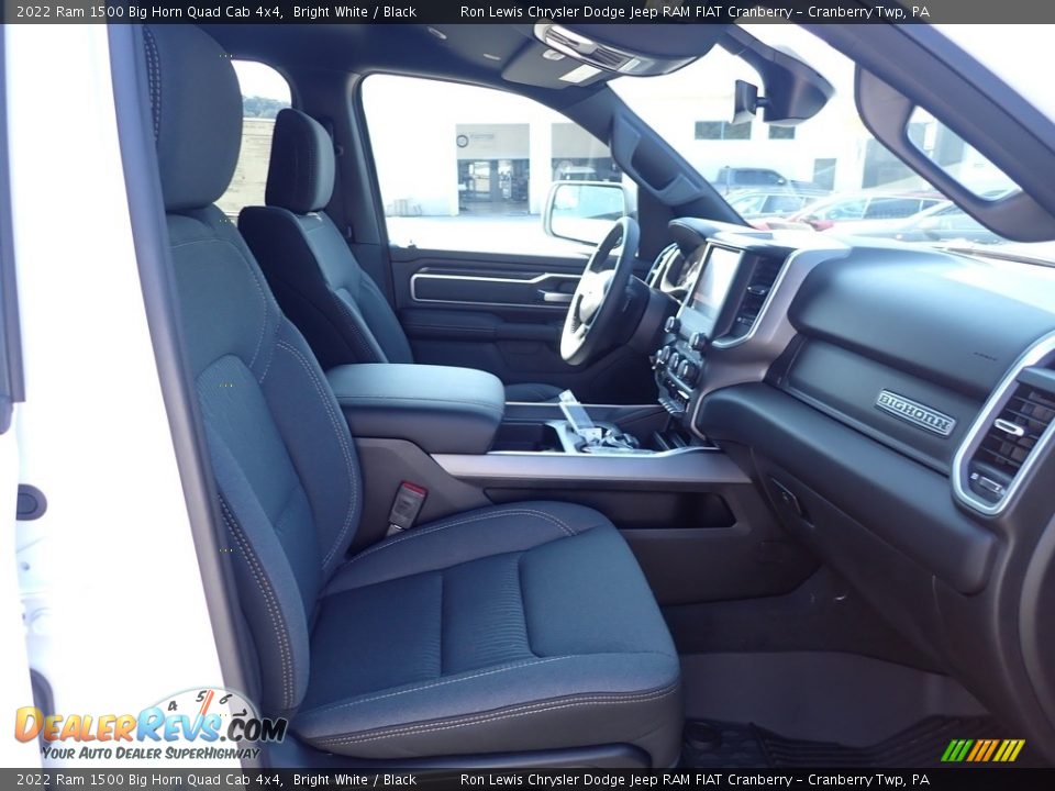 2022 Ram 1500 Big Horn Quad Cab 4x4 Bright White / Black Photo #8