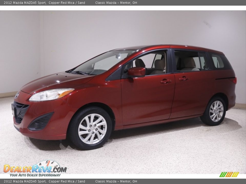 2012 Mazda MAZDA5 Sport Copper Red Mica / Sand Photo #3
