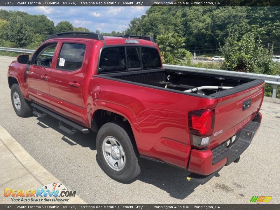 2022 Toyota Tacoma SR Double Cab 4x4 Barcelona Red Metallic / Cement Gray Photo #2