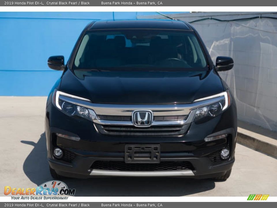 2019 Honda Pilot EX-L Crystal Black Pearl / Black Photo #7