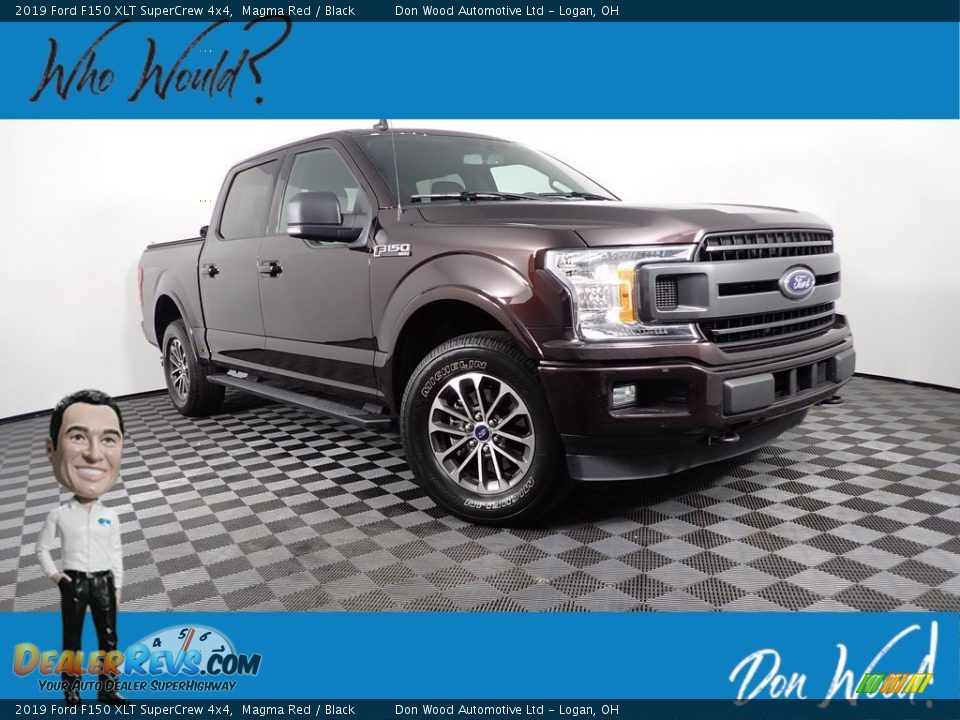 2019 Ford F150 XLT SuperCrew 4x4 Magma Red / Black Photo #1