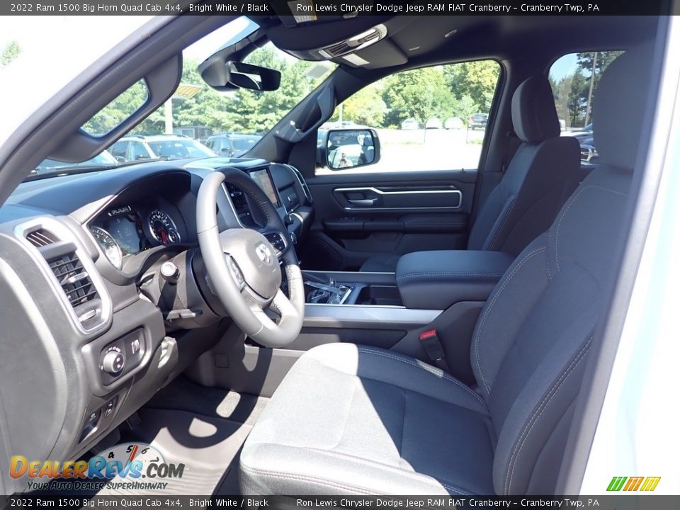 2022 Ram 1500 Big Horn Quad Cab 4x4 Bright White / Black Photo #12
