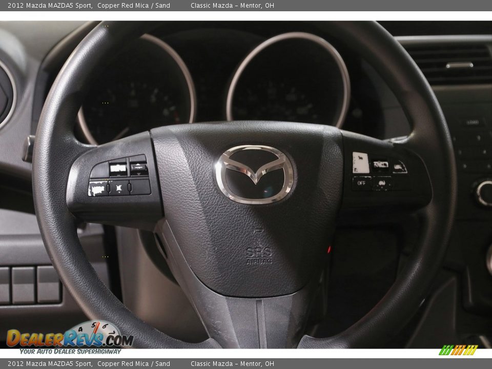 2012 Mazda MAZDA5 Sport Copper Red Mica / Sand Photo #7
