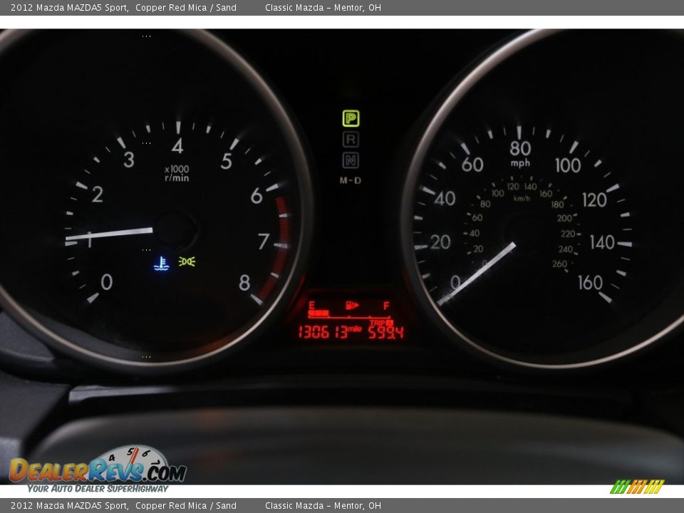 2012 Mazda MAZDA5 Sport Copper Red Mica / Sand Photo #8