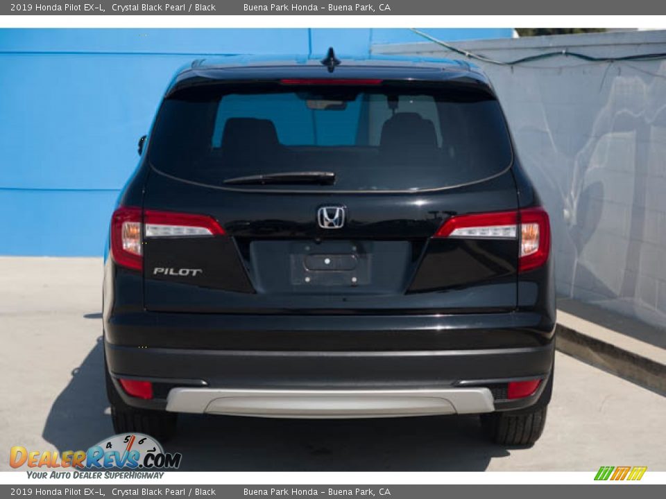 2019 Honda Pilot EX-L Crystal Black Pearl / Black Photo #9