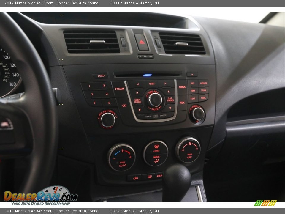 2012 Mazda MAZDA5 Sport Copper Red Mica / Sand Photo #9