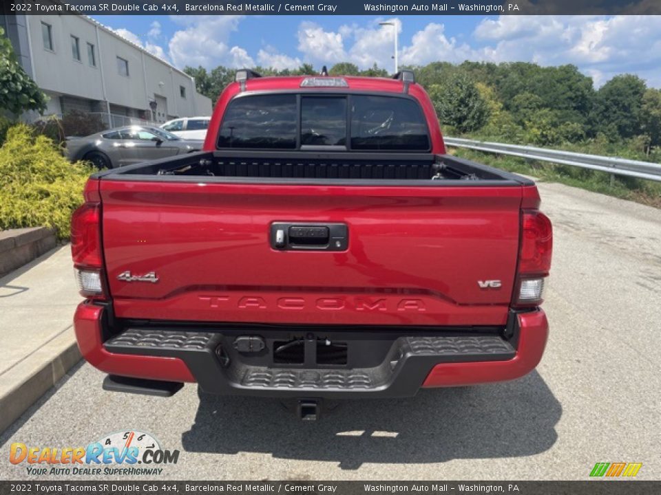 2022 Toyota Tacoma SR Double Cab 4x4 Barcelona Red Metallic / Cement Gray Photo #8