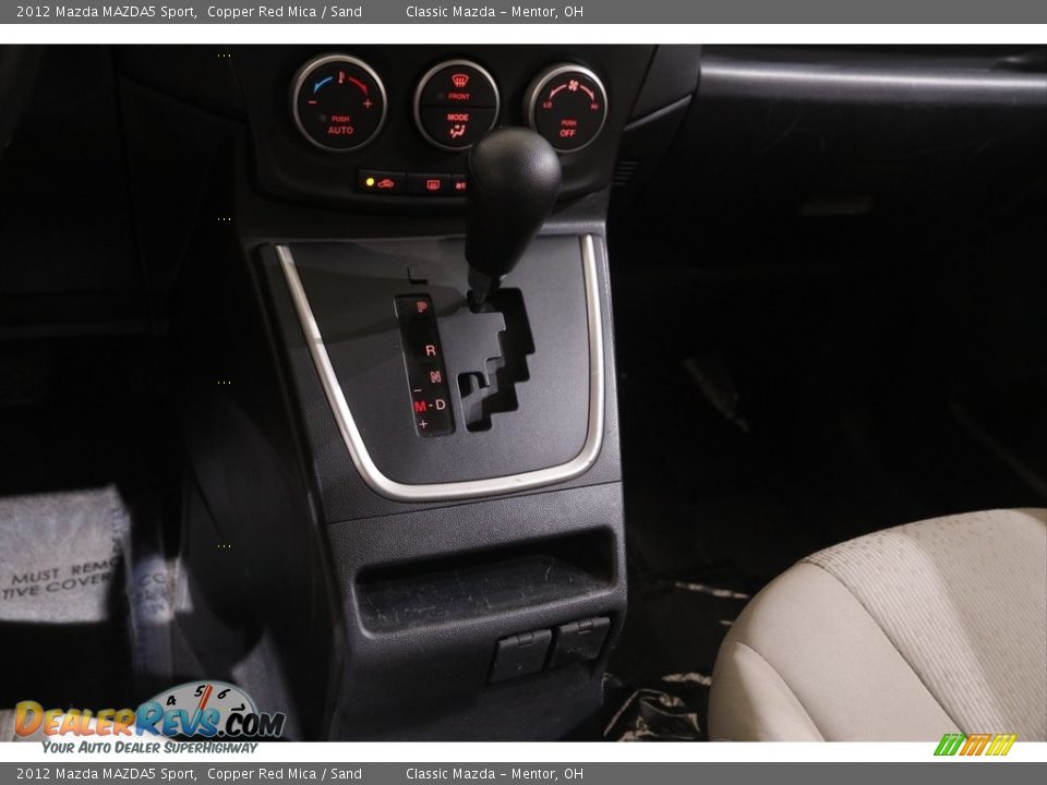 2012 Mazda MAZDA5 Sport Copper Red Mica / Sand Photo #13