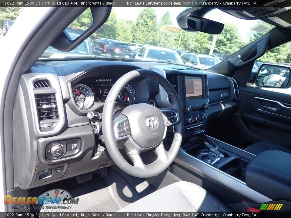 2022 Ram 1500 Big Horn Quad Cab 4x4 Bright White / Black Photo #18