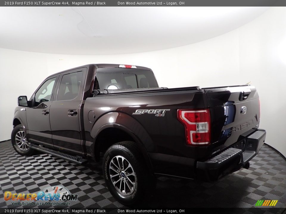 2019 Ford F150 XLT SuperCrew 4x4 Magma Red / Black Photo #8