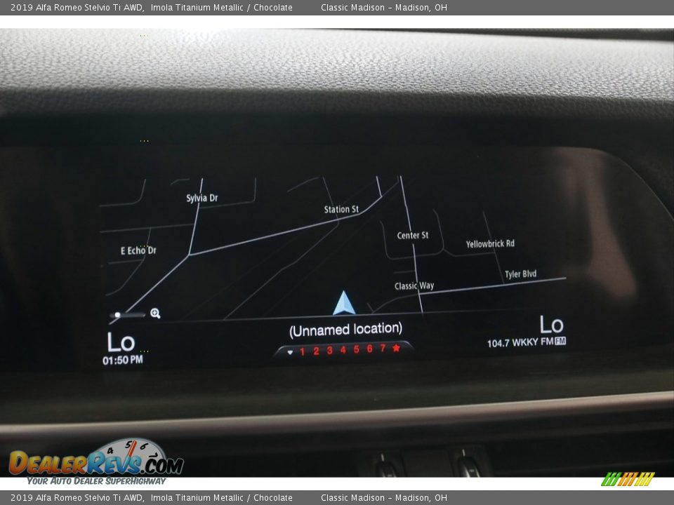 Navigation of 2019 Alfa Romeo Stelvio Ti AWD Photo #12