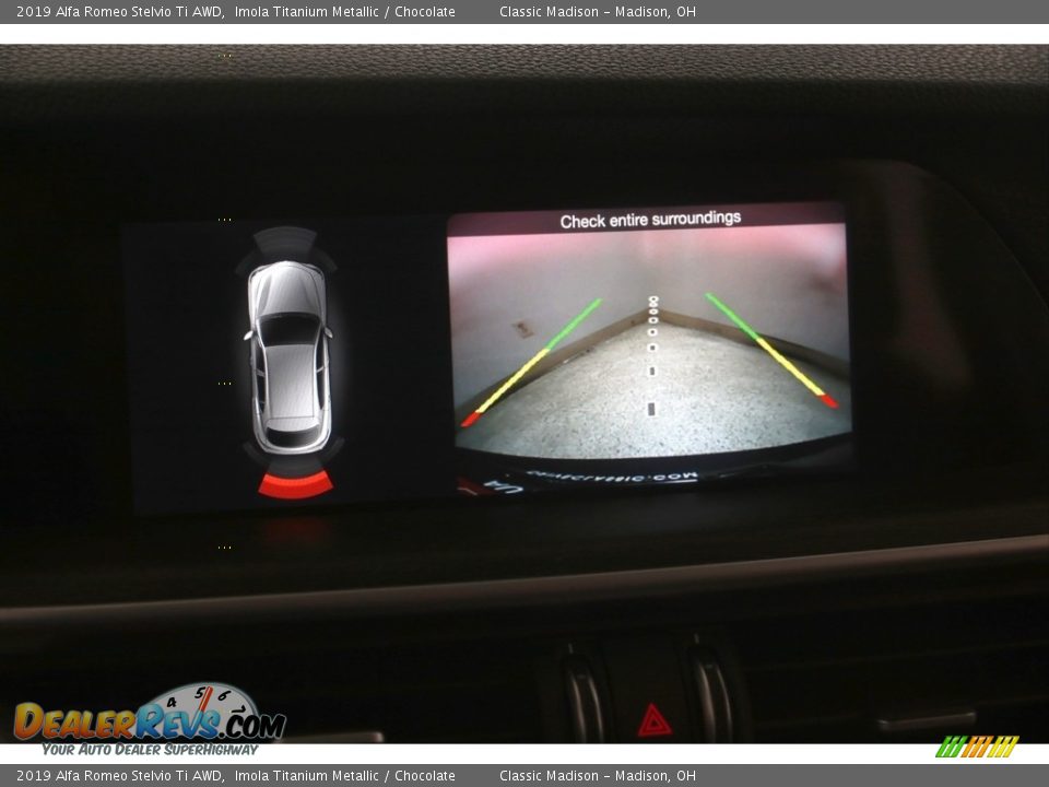 2019 Alfa Romeo Stelvio Ti AWD Imola Titanium Metallic / Chocolate Photo #13