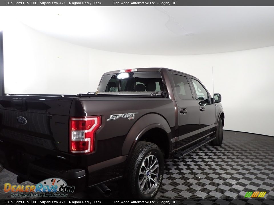 2019 Ford F150 XLT SuperCrew 4x4 Magma Red / Black Photo #11