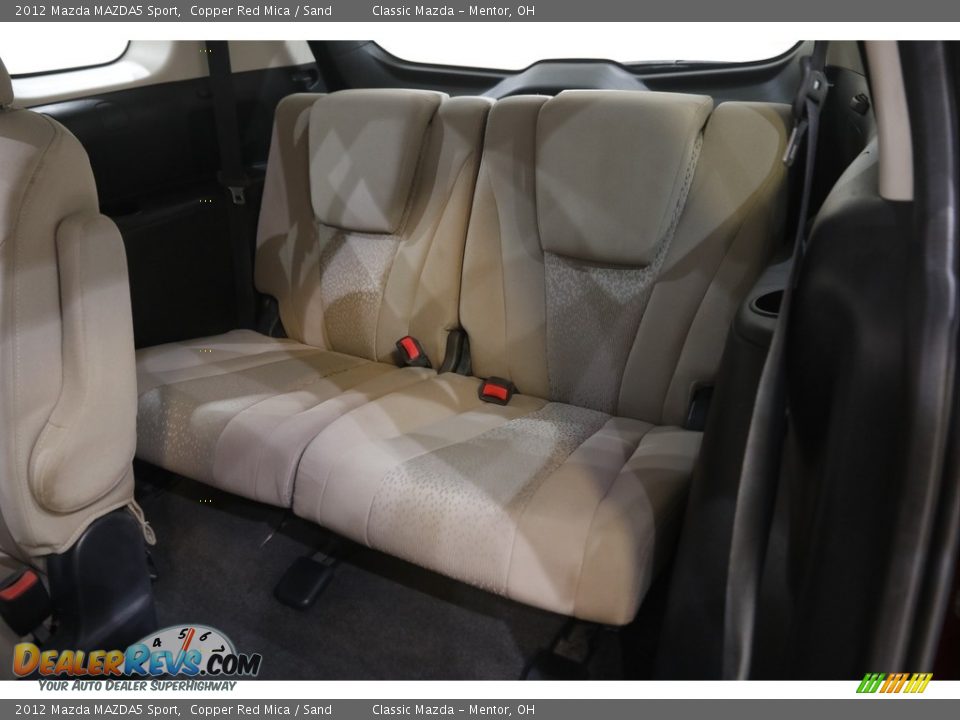 2012 Mazda MAZDA5 Sport Copper Red Mica / Sand Photo #18