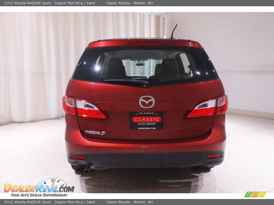 2012 Mazda MAZDA5 Sport Copper Red Mica / Sand Photo #19