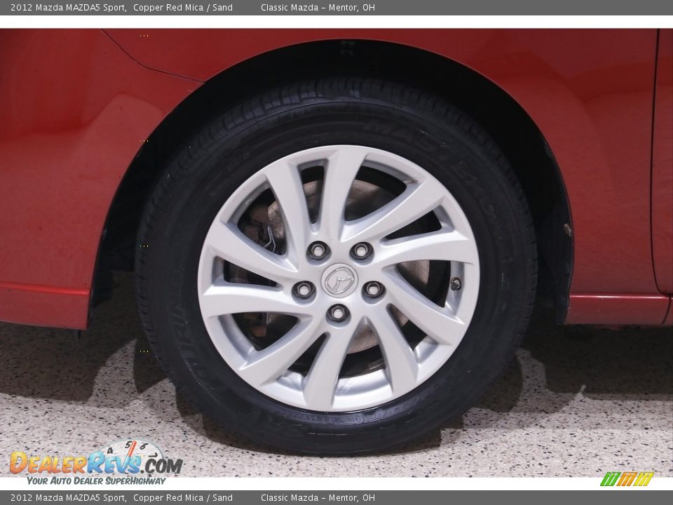 2012 Mazda MAZDA5 Sport Copper Red Mica / Sand Photo #21