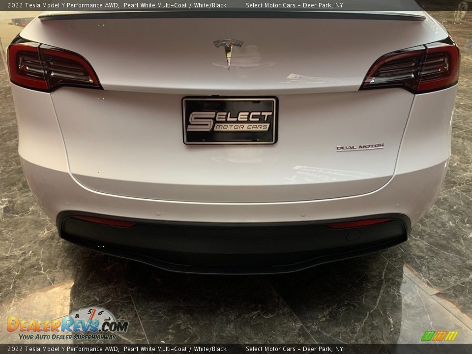 2022 Tesla Model Y Performance AWD Pearl White Multi-Coat / White/Black Photo #5
