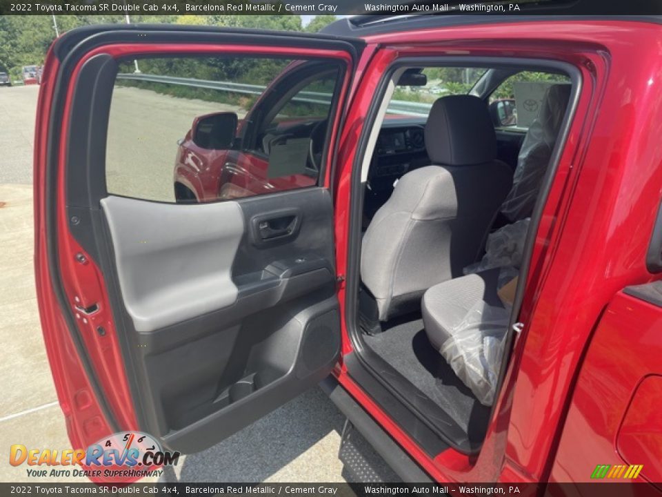 2022 Toyota Tacoma SR Double Cab 4x4 Barcelona Red Metallic / Cement Gray Photo #21