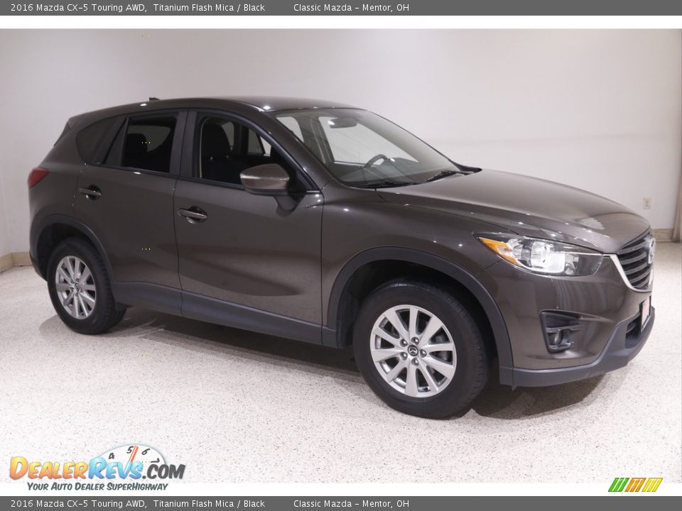 2016 Mazda CX-5 Touring AWD Titanium Flash Mica / Black Photo #1