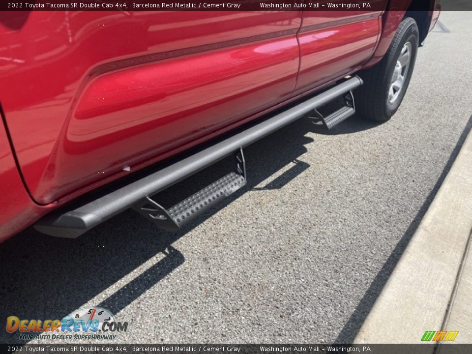 2022 Toyota Tacoma SR Double Cab 4x4 Barcelona Red Metallic / Cement Gray Photo #24
