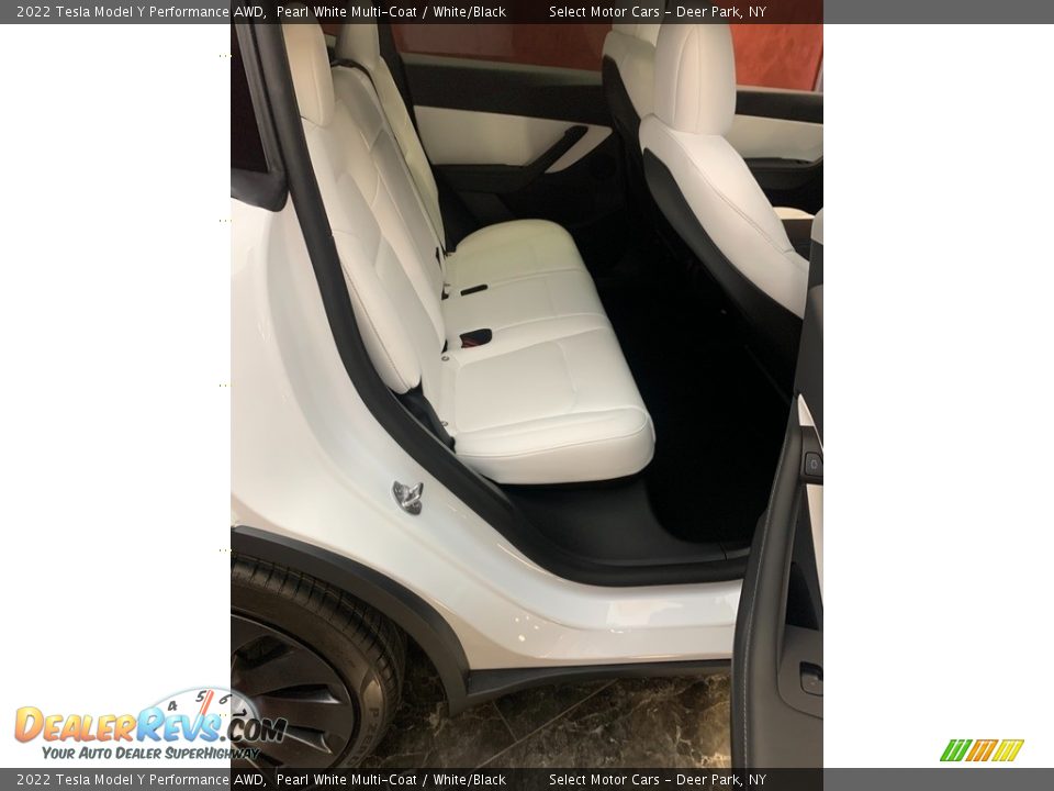 Rear Seat of 2022 Tesla Model Y Performance AWD Photo #12