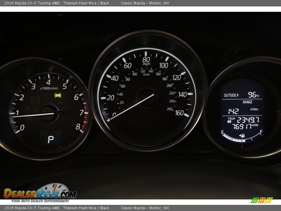2016 Mazda CX-5 Touring AWD Titanium Flash Mica / Black Photo #8